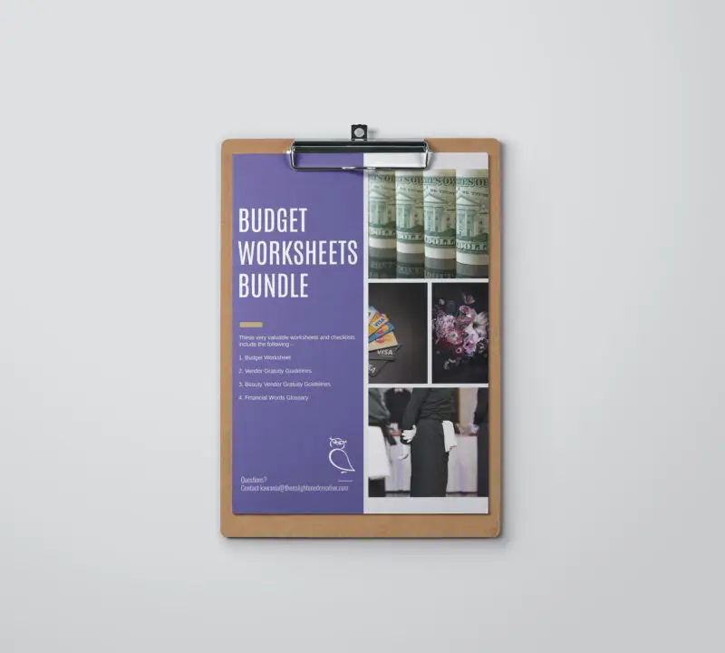 Budget Worksheets Bundle. The Enlightened Creative.