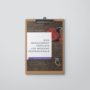 Risk Management Template for Wedding Planning. The Enlightened Creative.