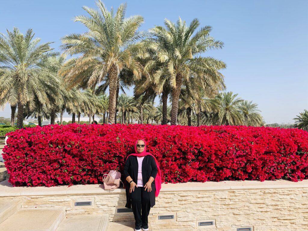 Kawania Wooten in Abu Dhabi. The Enlightened Creative.