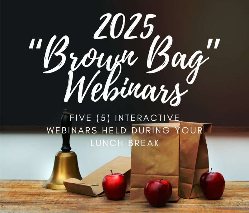 2025 Bundle of Five Interactive Brown Bag Webinars for Wedding Planners